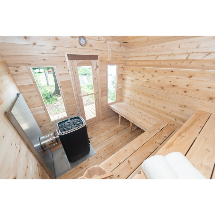 Dundalk Leisurecraft Canadian Timber Georgian 2-6 Person Cabin Sauna