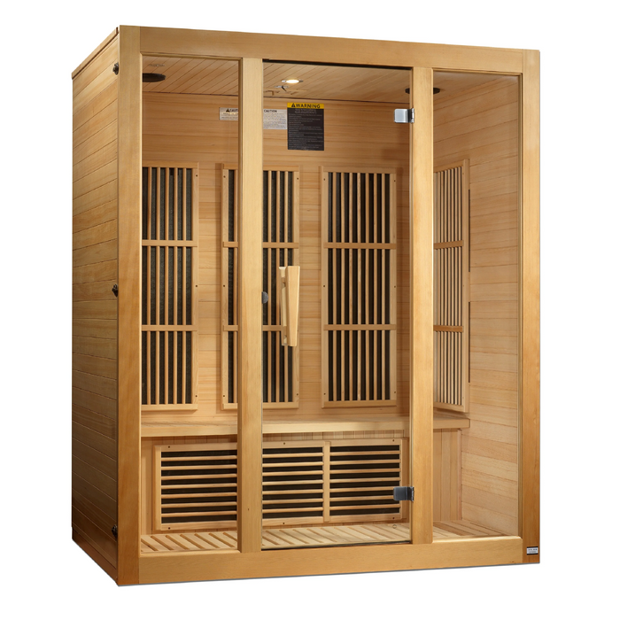 Maxxus Saunas "Bellevue" 3-Person Low EMF FAR Infrared Sauna