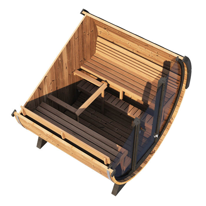 SaunaLife Model EE8G Ergo Elegance-Series Sauna Barrel