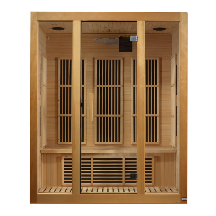 Maxxus Saunas "Bellevue" 3-Person Low EMF FAR Infrared Sauna