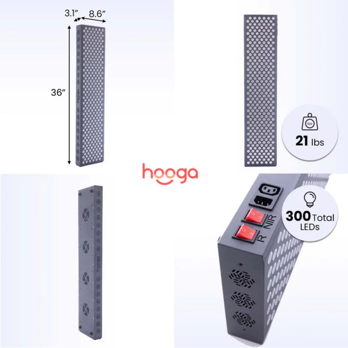 Hooga PRO1500 Infrared Light Therapy Panel