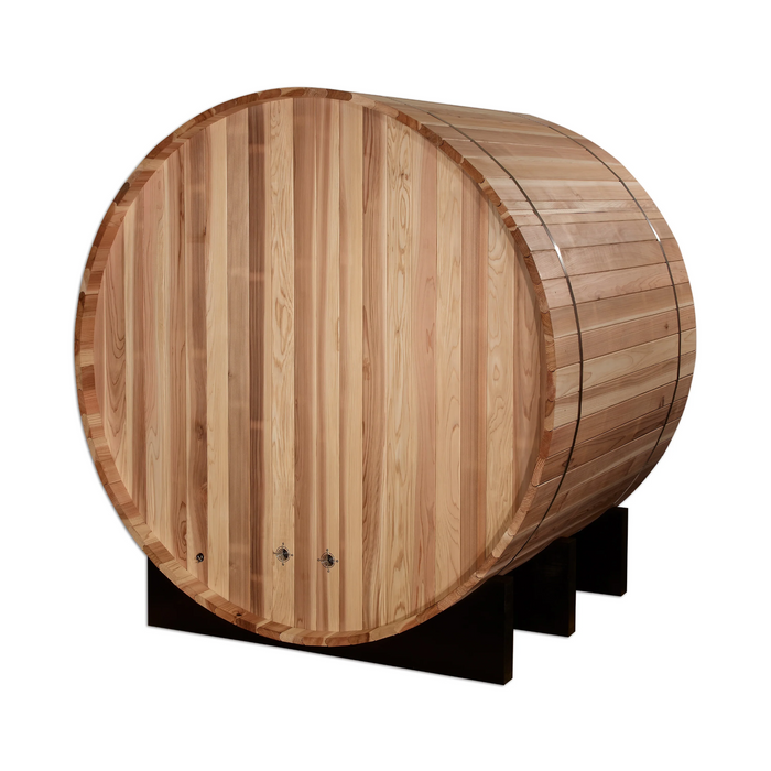 Golden Designs "St. Moritz" 2 Person Barrel Traditional Sauna - Pacific Cedar