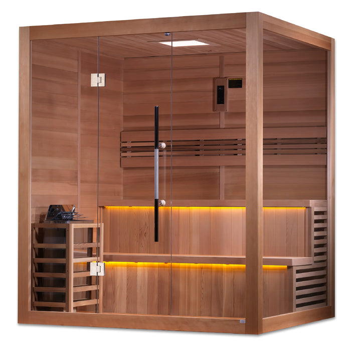 Golden Designs "Kuusamo" Edition 6 Person Indoor Traditional Sauna