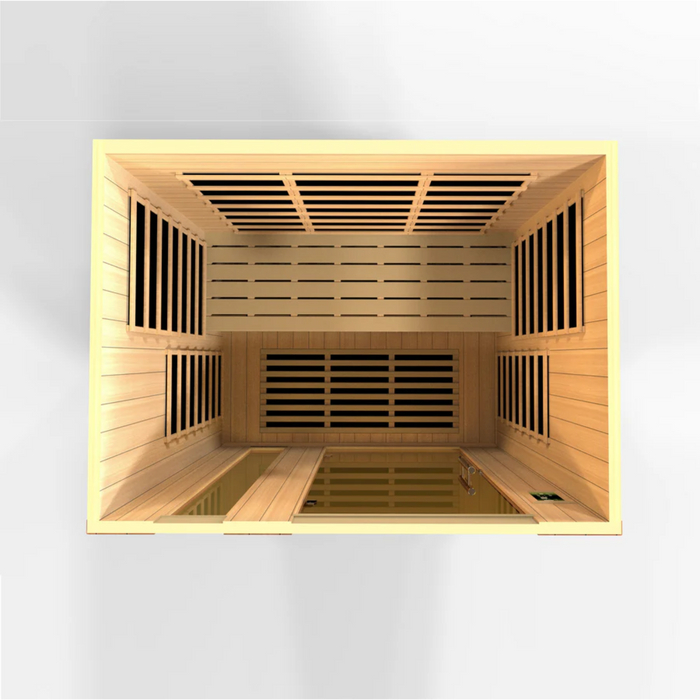 Dynamic Saunas "Lugano" 3-Person Low EMF FAR Infrared Sauna
